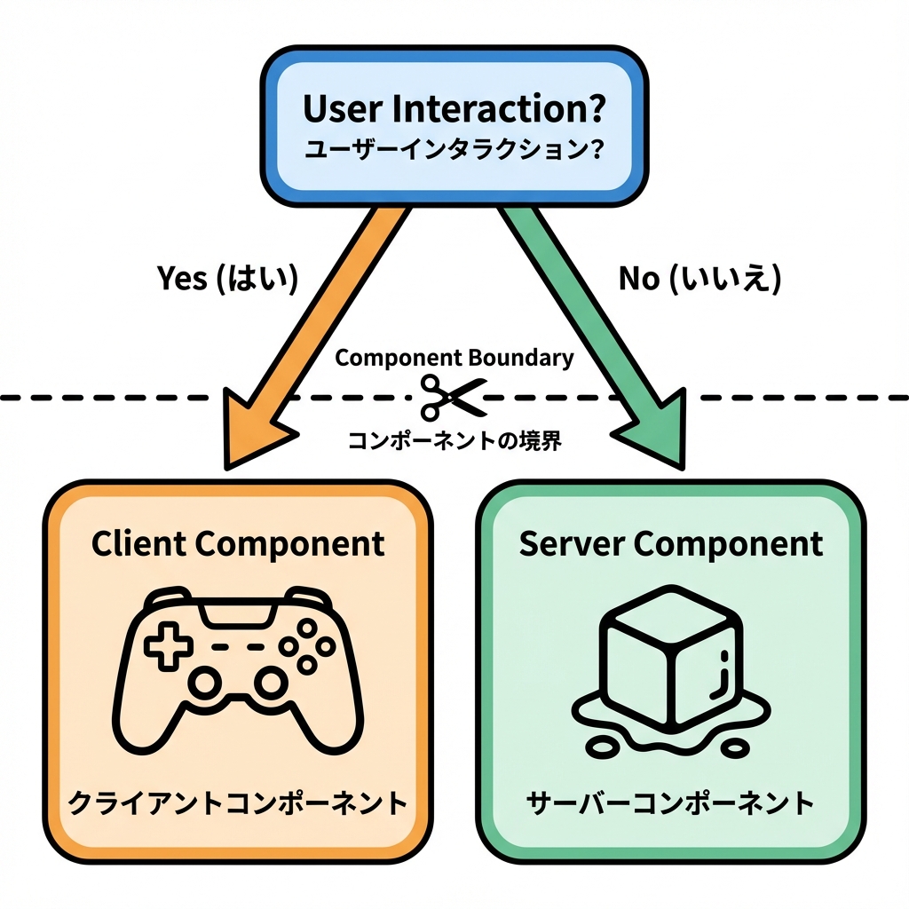 コンポーネント配置の判断