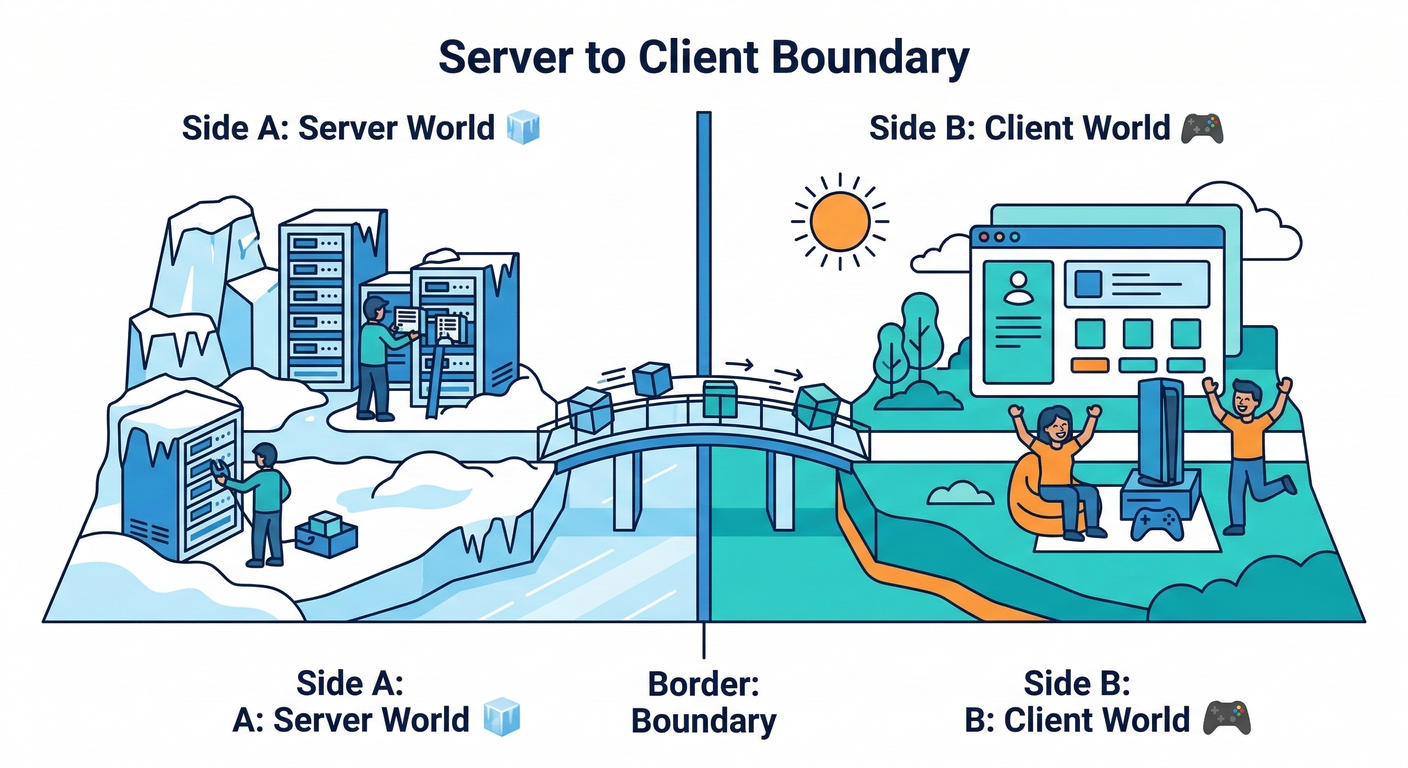Server to Client Boundary