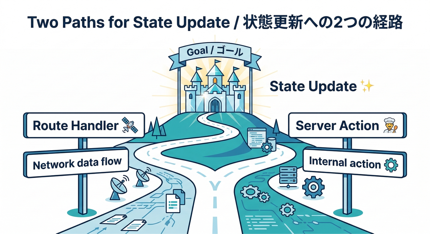 Two Paths for State Update