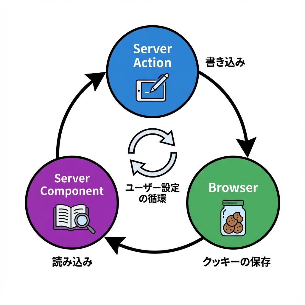 Cookie永続化の流れ