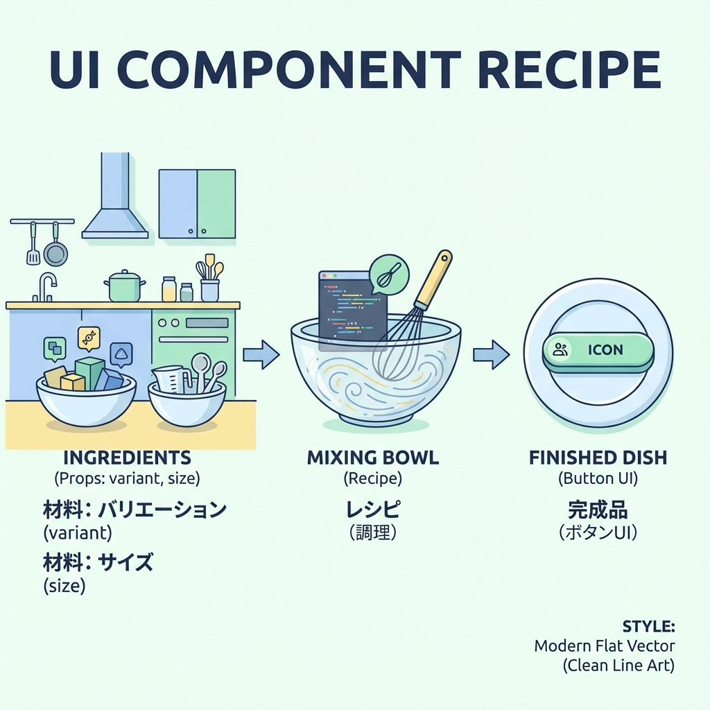 Recipesのイメージ図