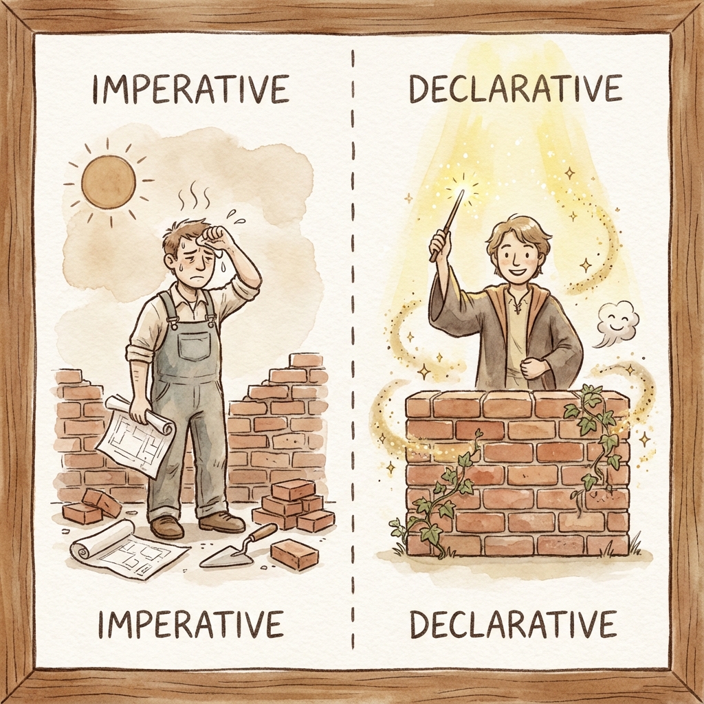 命令的vs宣言的