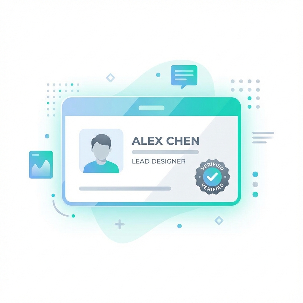 プロフィールカードスケッチ