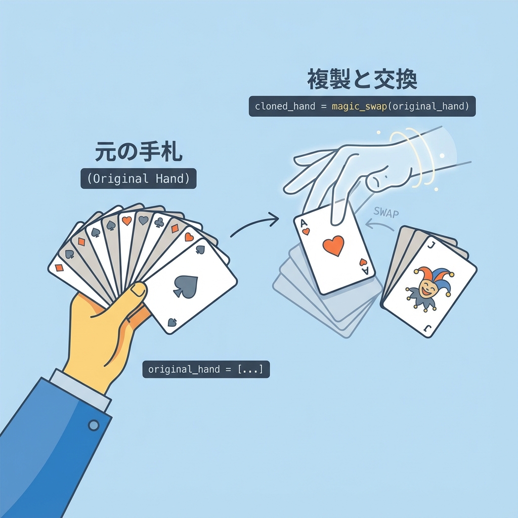 イミュータブル更新のイメージ