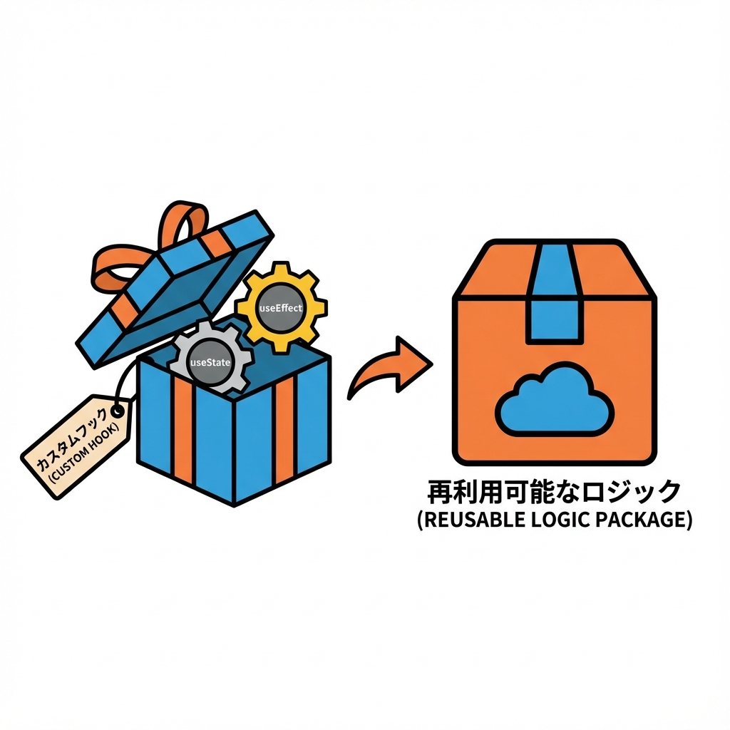 カスタムフックのイメージ