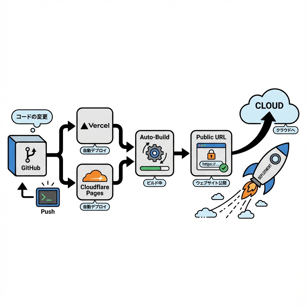 デプロイのイメージ
