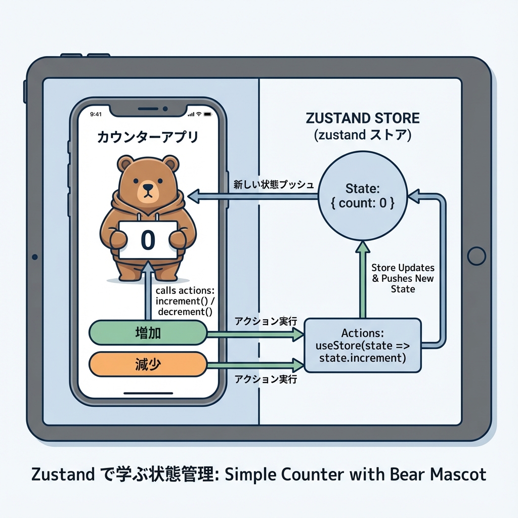 Zustandカウンター