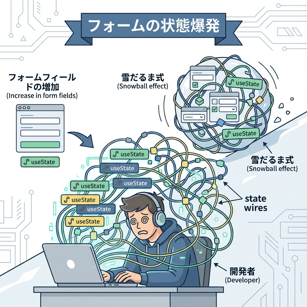 フォーム状態の爆発