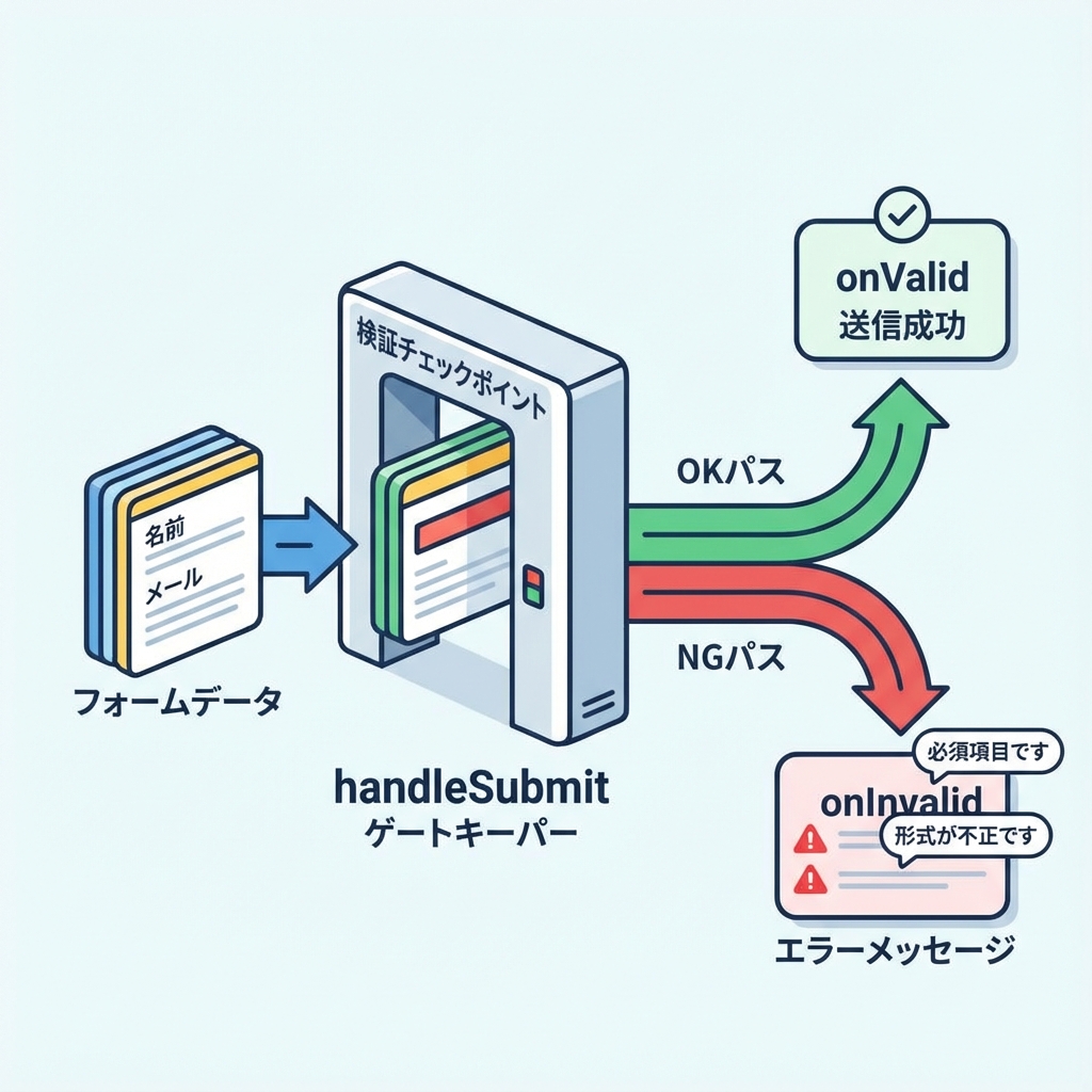 handleSubmitのゲートキーパー