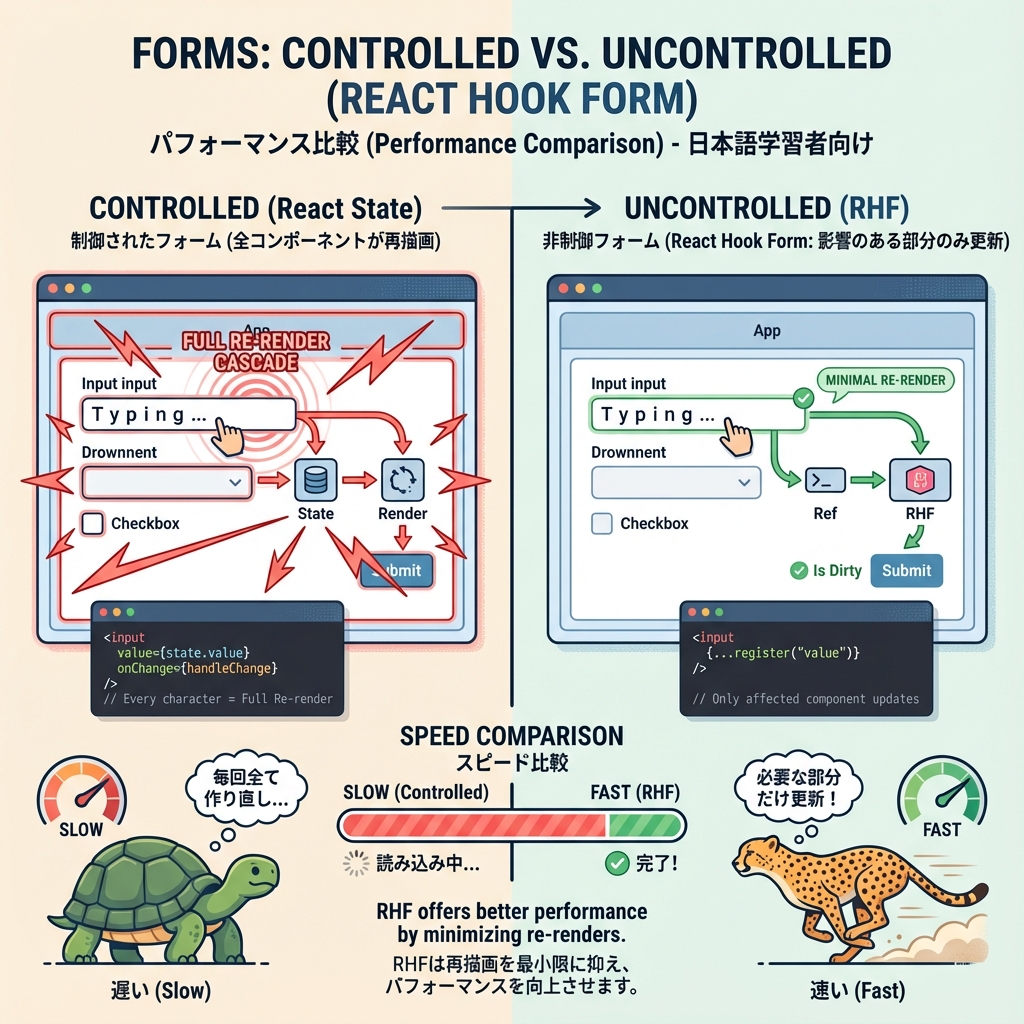 RHFのパフォーマンス比較