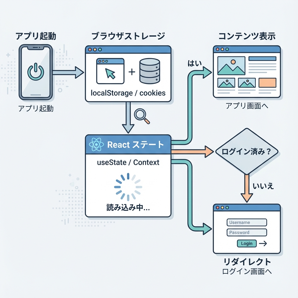 セッション永続化のフロー