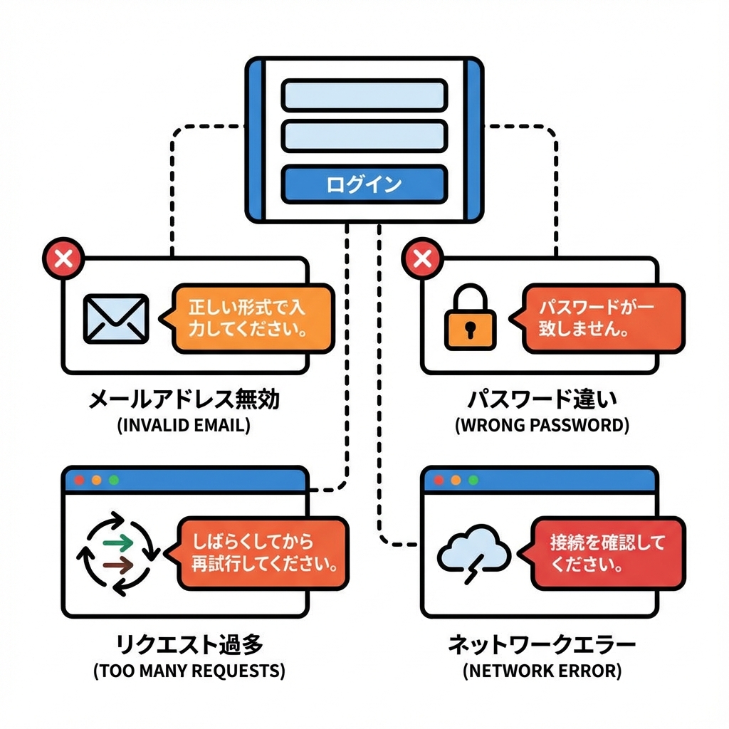 認証エラーハンドリングの全体像