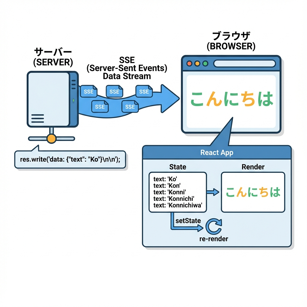 ストリーミング表示の仕組み
