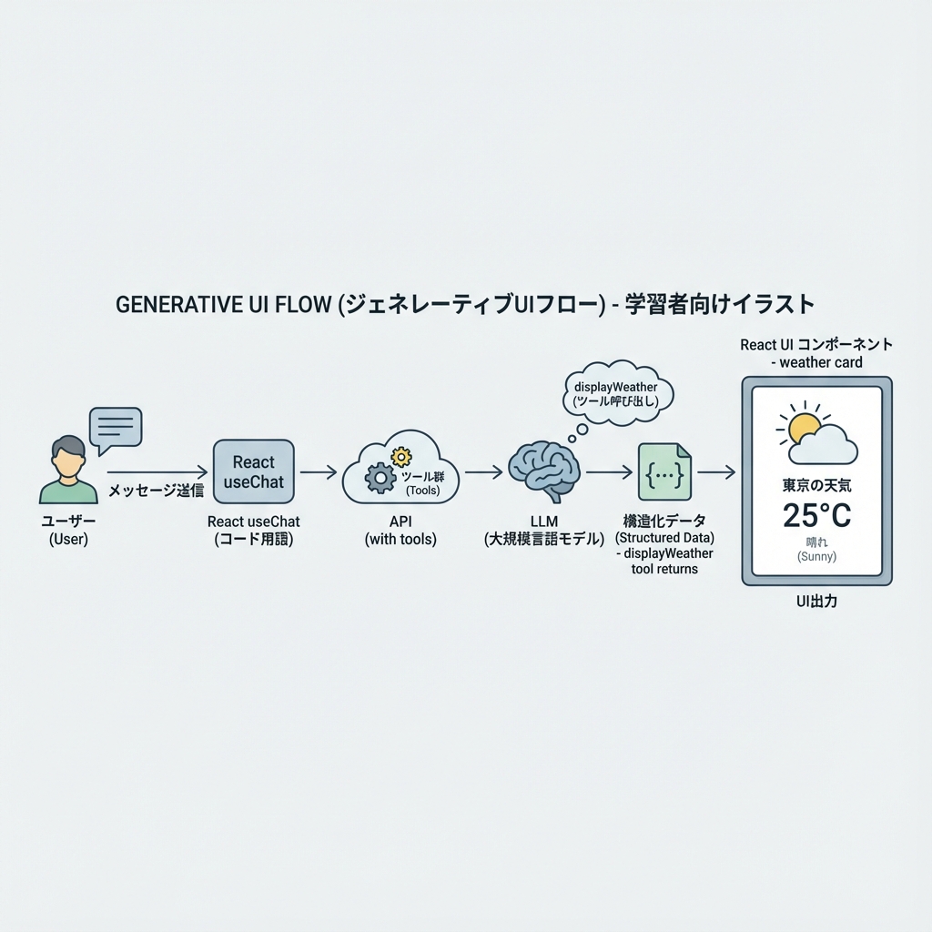 Generative UIの流れ