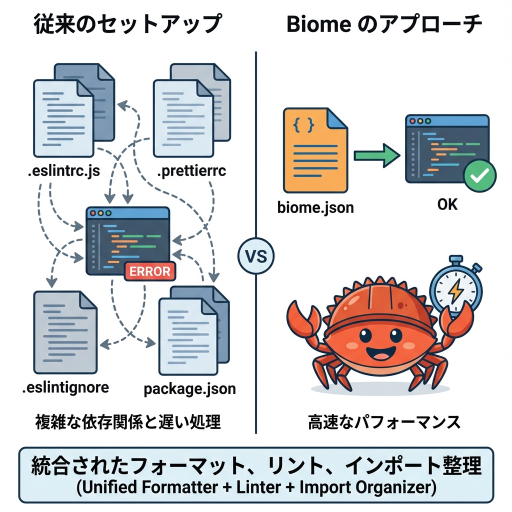 Traditional Setup vs Biome