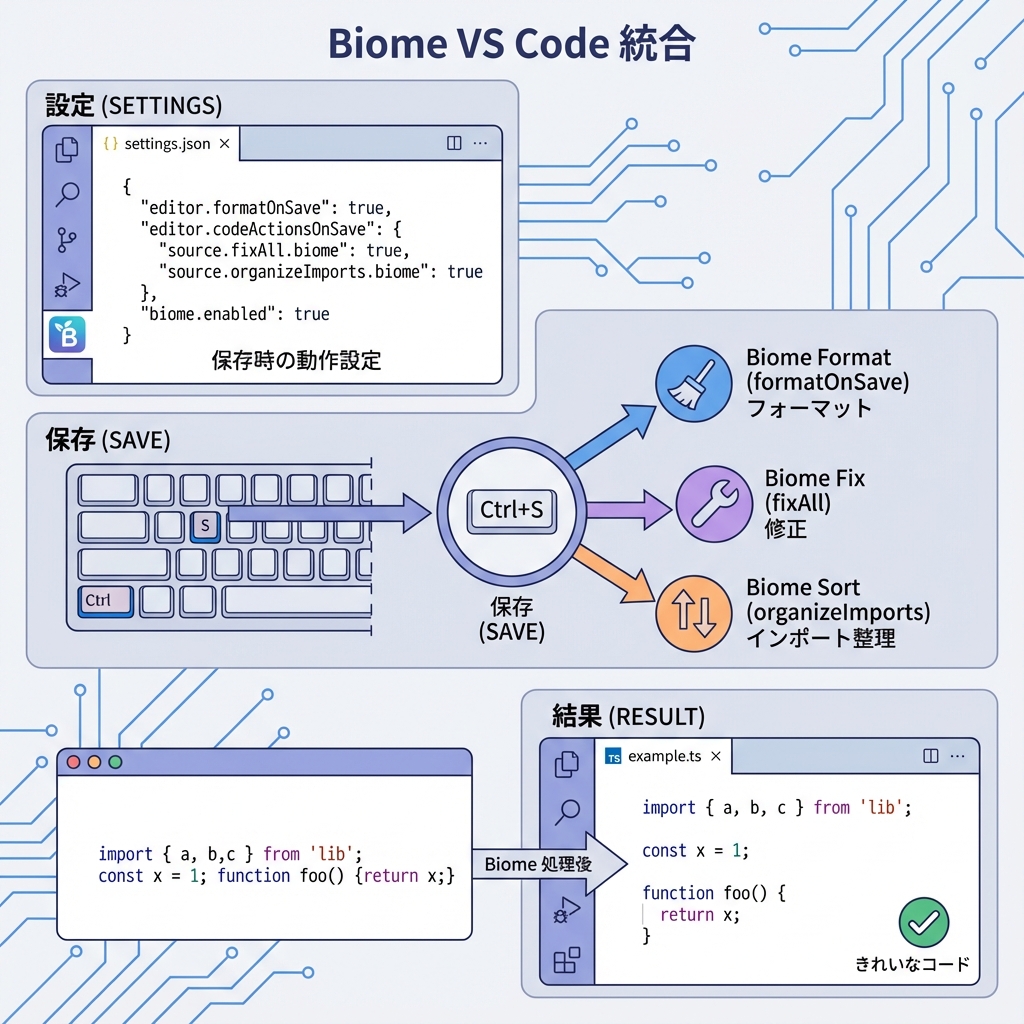 Biome VS Code Integration